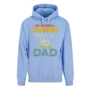 Men My Favorite Camping Buddies Call Me Dad Fathers Day Funny Unisex Surf Hoodie