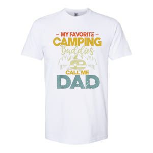 Men My Favorite Camping Buddies Call Me Dad Fathers Day Funny Softstyle CVC T-Shirt