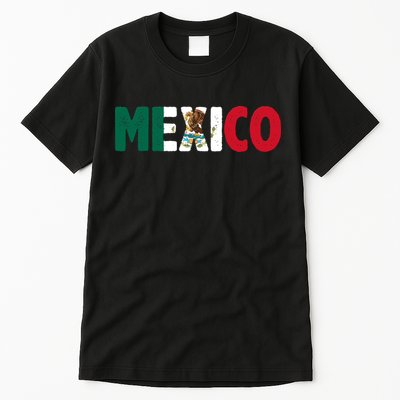 Mexico Mexican Flag Vintage Pride Tall T-Shirt
