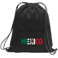 Mexico Mexican Flag Vintage Pride Sweatshirt Cinch Pack Bag