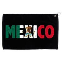 Mexico Mexican Flag Vintage Pride Grommeted Golf Towel