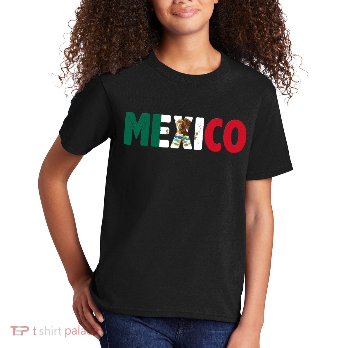 Mexico Mexican Flag Vintage Pride Kids T-Shirt