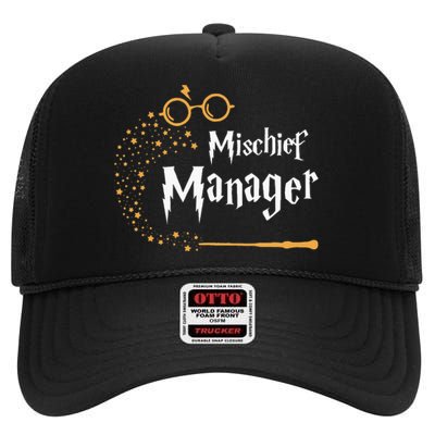 Mischief Manager Family Mischief Matching Halloween High Crown Mesh Back Trucker Hat