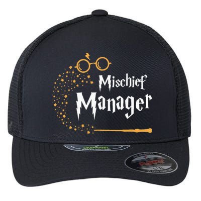 Mischief Manager Family Mischief Matching Halloween Flexfit Unipanel Trucker Cap