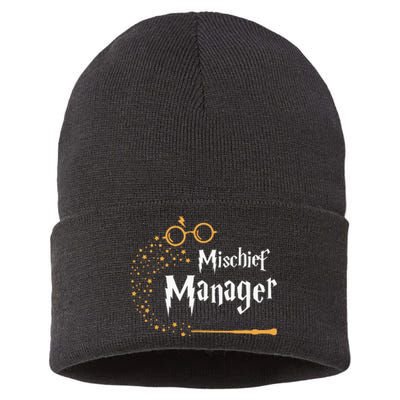 Mischief Manager Family Mischief Matching Halloween Sustainable Knit Beanie