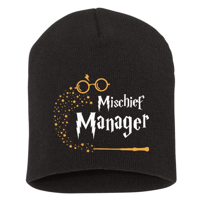 Mischief Manager Family Mischief Matching Halloween Short Acrylic Beanie