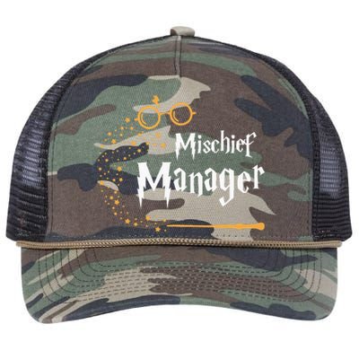 Mischief Manager Family Mischief Matching Halloween Retro Rope Trucker Hat Cap