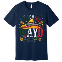 Maracas Mexican Fiesta Mexico Party Sombrero Cinco De Mayo Premium T-Shirt