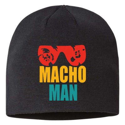 M.A.C.H.O Man Funny Vintage Sustainable Beanie