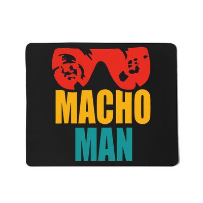 M.A.C.H.O Man Funny Vintage Mousepad