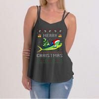 Mahi Mahi Fish Lover Xmas Tree Santa Mahi Mahi Christmas Women's Strappy Tank