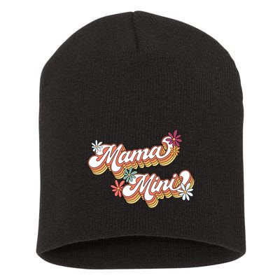 Mama Mini Floral Gift For Mother's Day Short Acrylic Beanie
