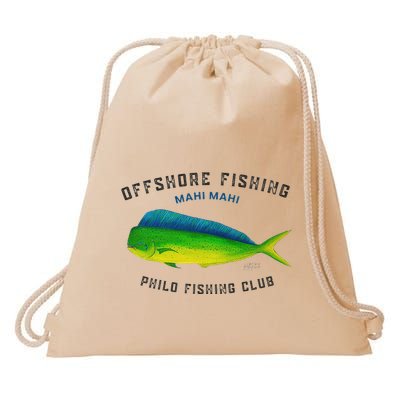 Mahi Mahi Fish Lover Marine Life Drawstring Bag