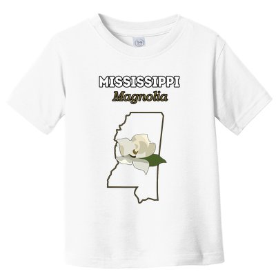 Mississippi Magnolia Flower Gift Toddler T-Shirt