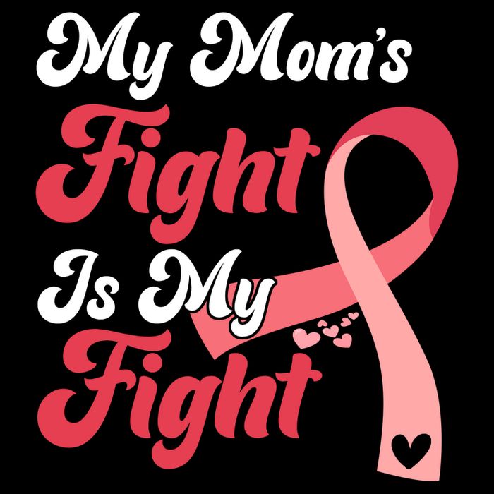 My Moms Fight Is My Fight Cancer Support 16 in Basic Backpack