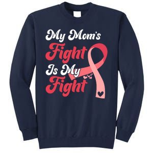 My Moms Fight Is My Fight Cancer Support Tall Sweatshirt