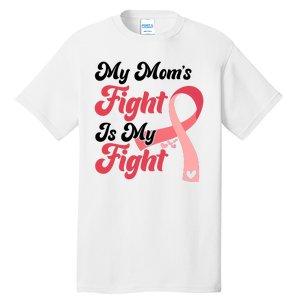 My Moms Fight Is My Fight Cancer Support Tall T-Shirt