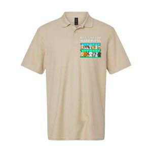 My Medicine For Happiness Called Dogs Every Day Dog Lover Softstyle Adult Sport Polo