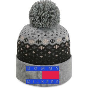 Mommy Milkers Funny Mom The Baniff Cuffed Pom Beanie