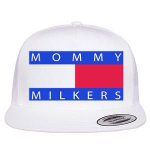 Mommy Milkers Funny Mom Flat Bill Trucker Hat