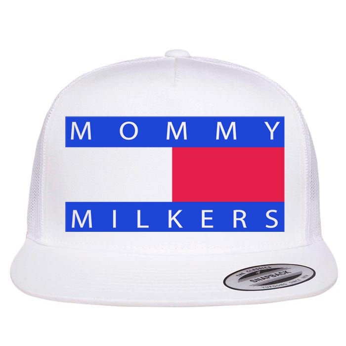 Mommy Milkers Funny Mom Flat Bill Trucker Hat