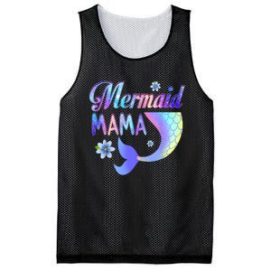 Mermaid Mama Funny Mermaid Mom Matching Party Mesh Reversible Basketball Jersey Tank