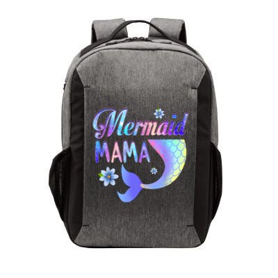 Mermaid Mama Funny Mermaid Mom Matching Party Vector Backpack