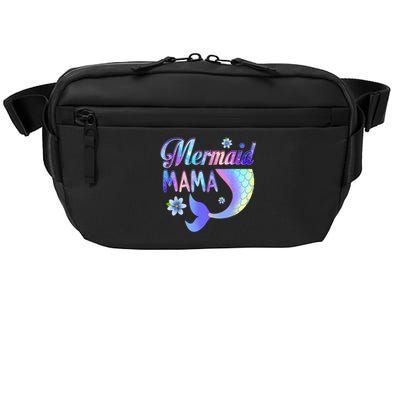 Mermaid Mama Funny Mermaid Mom Matching Party Crossbody Pack