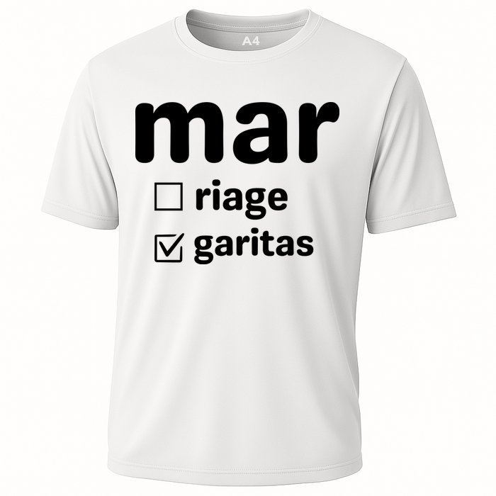 Marriage Margaritas Funny Cooling Performance Crew T-Shirt