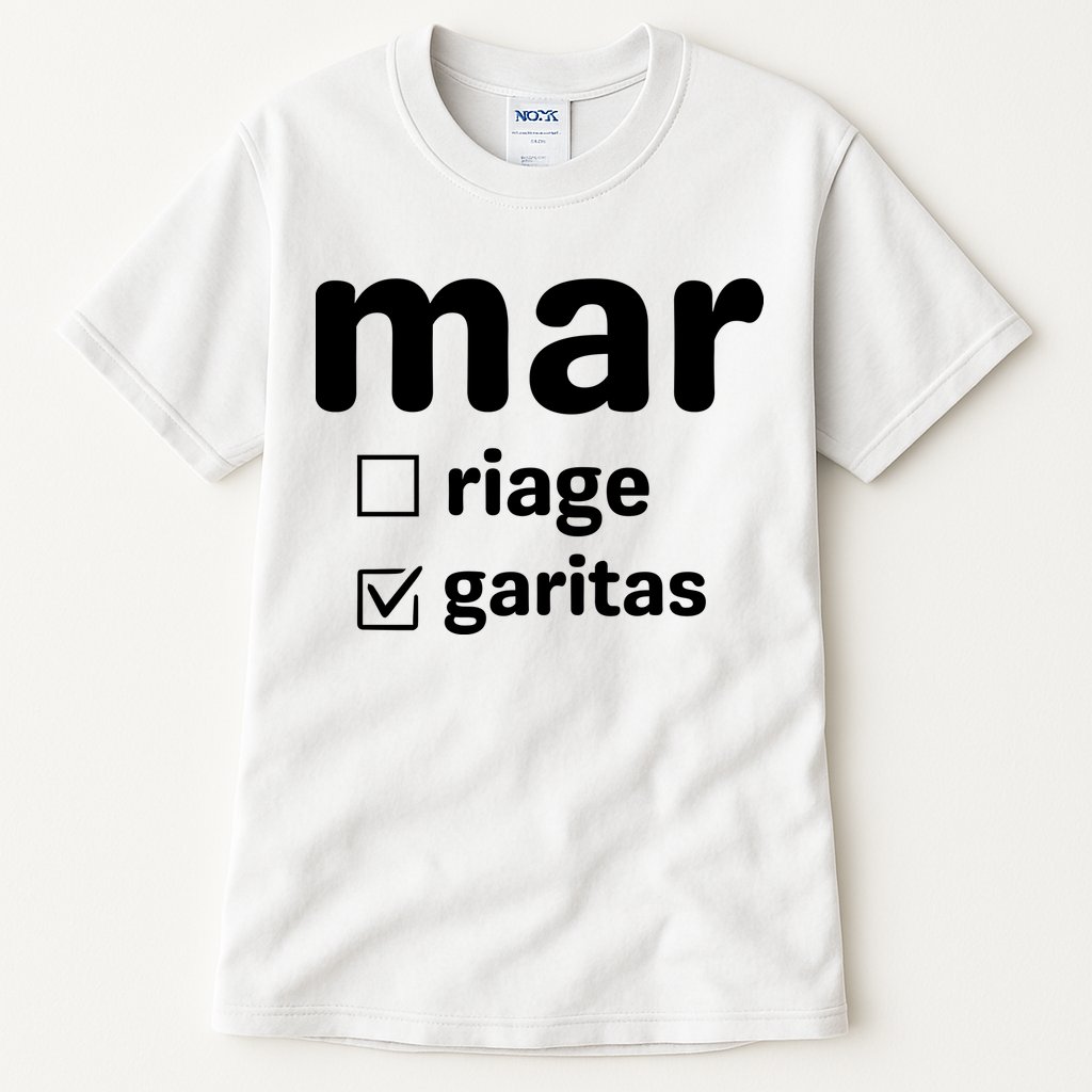 Marriage Margaritas Funny Tall T-Shirt