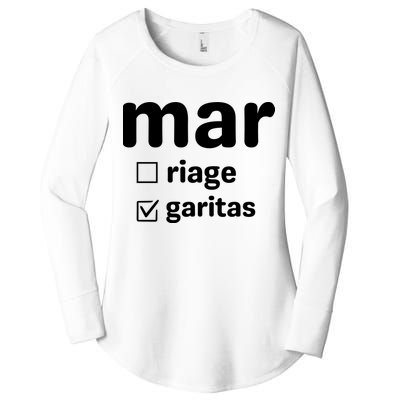 Marriage Margaritas Funny Women's Perfect Tri Tunic Long Sleeve Shirt