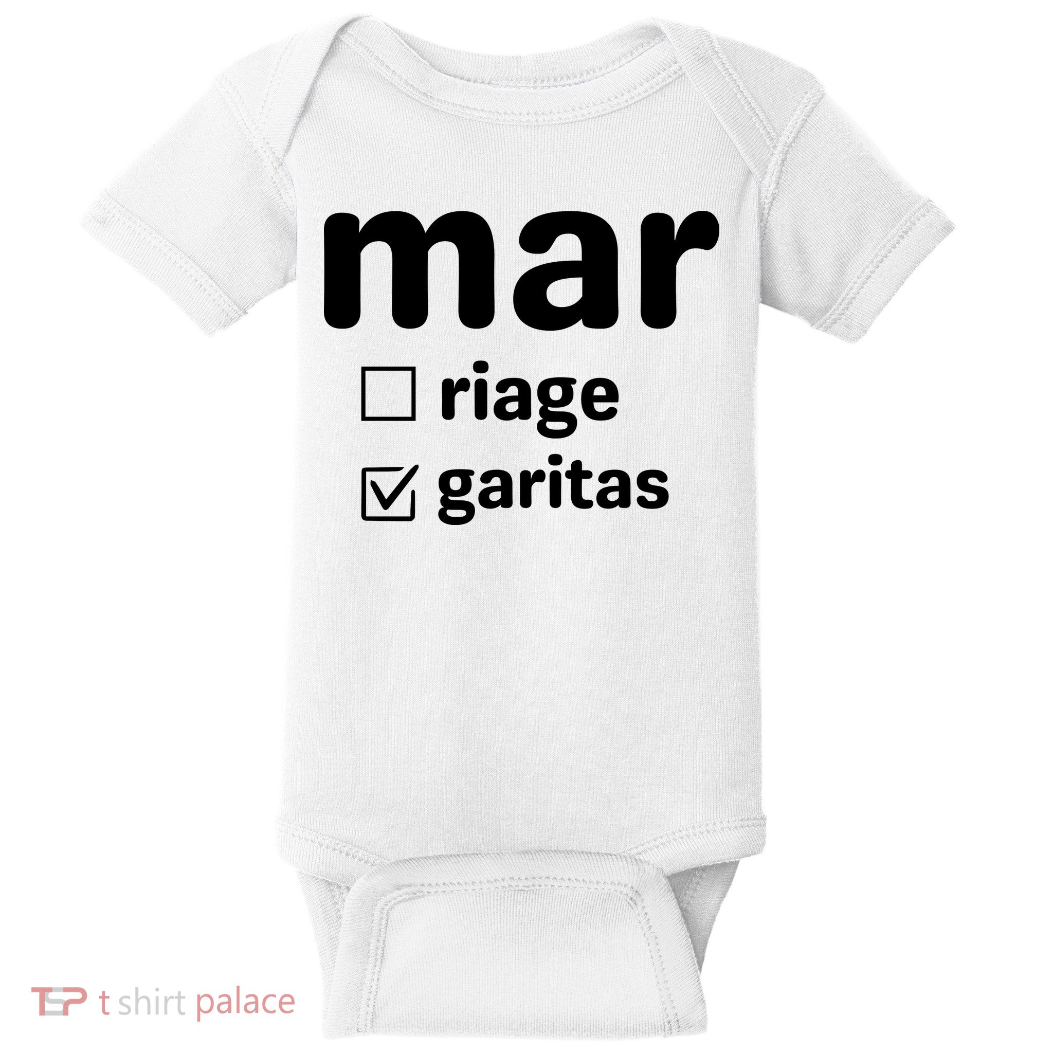 Marriage Margaritas Funny Baby Bodysuit
