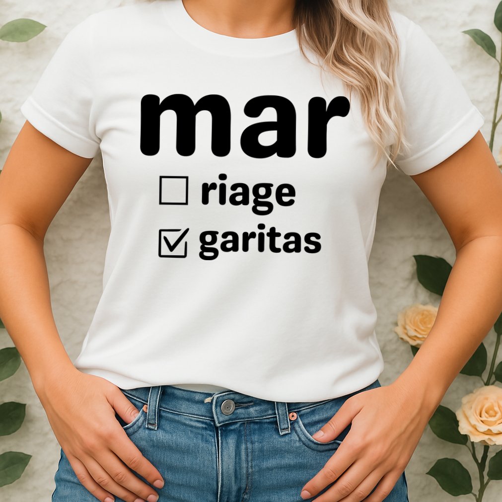Marriage Margaritas Funny Womens T-Shirt