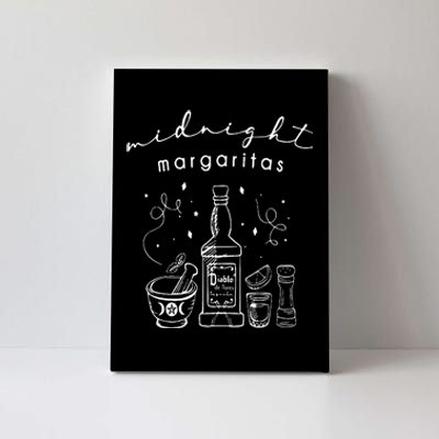 Midnight Margaritas Funny Halloween Witches Canvas