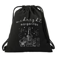 Midnight Margaritas Funny Halloween Witches Drawstring Bag