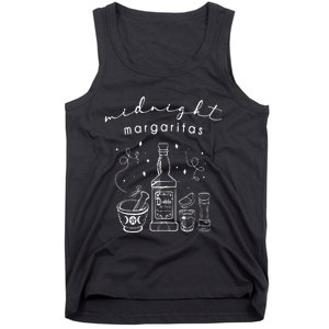 Midnight Margaritas Funny Halloween Witches Tank Top