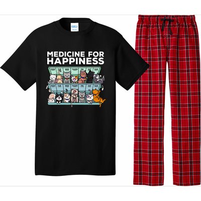 My Medicine For Happiness Called Cats every day Pajama Set