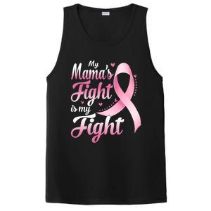 My Mamas Fight Is My Fight Breast Cancer Awareness Funny Gift PosiCharge Competitor Tank