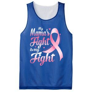 My Mamas Fight Is My Fight Breast Cancer Awareness Funny Gift Mesh Reversible Basketball Jersey Tank