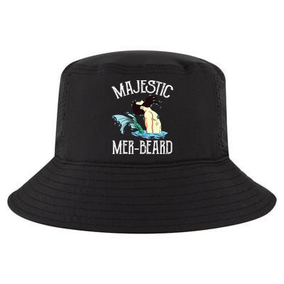 Majestic Merbeard Funny Merman Manly Merman Cool Comfort Performance Bucket Hat
