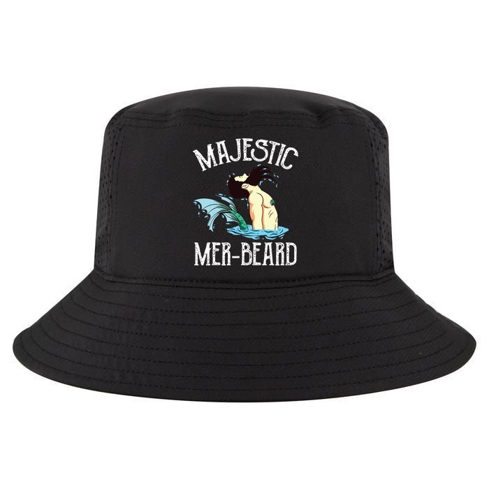 Majestic Merbeard Funny Merman Manly Merman Cool Comfort Performance Bucket Hat