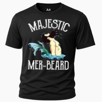 Majestic Merbeard Funny Merman Manly Merman Cooling Performance Crew T-Shirt
