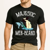 Majestic Merbeard Funny Merman Manly Merman Cooling Performance Crew T-Shirt