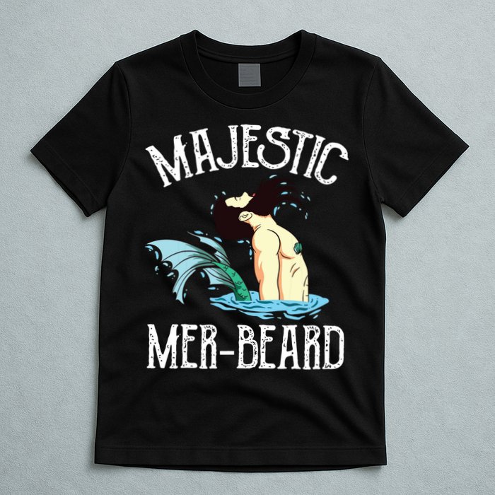 Majestic Merbeard Funny Merman Manly Merman T-Shirt