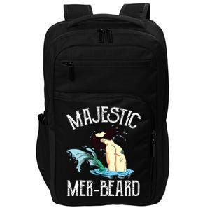 Majestic Merbeard Funny Merman Manly Merman Impact Tech Backpack