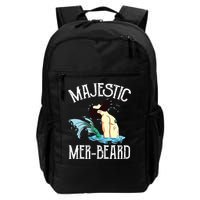 Majestic Merbeard Funny Merman Manly Merman Backpack