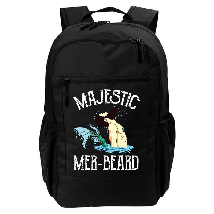 Majestic Merbeard Funny Merman Manly Merman Backpack
