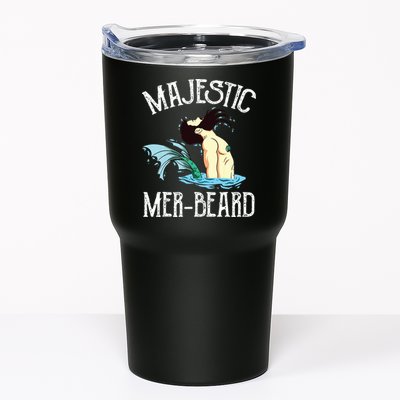Majestic Merbeard Funny Merman Manly Merman Tumbler