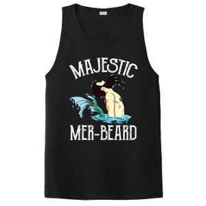 Majestic Merbeard Funny Merman Manly Merman PosiCharge Competitor Tank