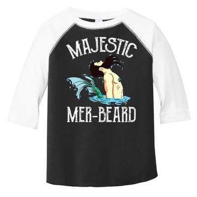 Majestic Merbeard Funny Merman Manly Merman Toddler Fine Jersey T-Shirt